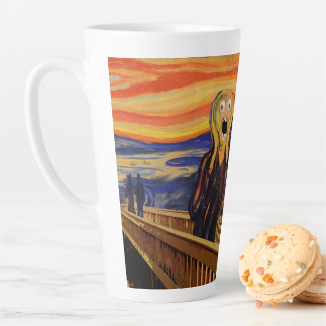 Tasse Latte Edvard Munch The Scream Freaked Out (En situation)