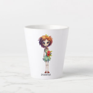 Tasse Latte Éffrayant, Mais Cute Zombie Kid - Adorable Macabre