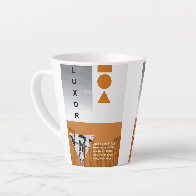 Tasse Latte Egyptian art (Angle gauche)