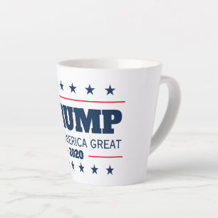 Tasse Latte Élection de Donald Trump en 2020 Gardez l'Amériq