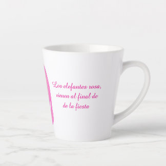 Tasse Latte elefante rosa 