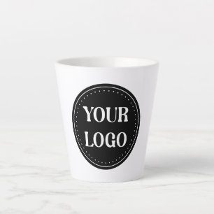 Tasse Latte élégant, contemporain, poli et personnalisable