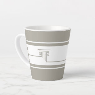 Tasse Latte Élégant Minimaliste