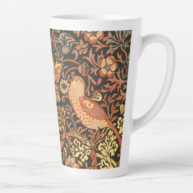 Tasse Latte Elégant William Morris à la mode Deux tons (Droite)