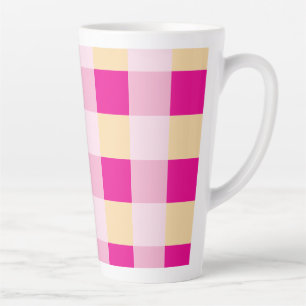 Tasse Latte en vichy Motif