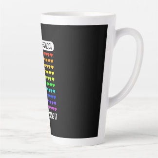 Tasse Latte Enseignant 100 Jours D'École