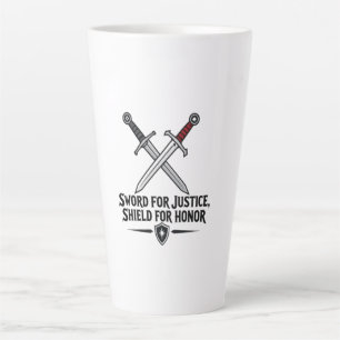 Tasse Latte Épée pour la justice Bouclier pour l'honneur Fanta
