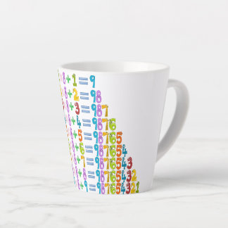 Tasse Latte Équations mathématiques amusantes glacières