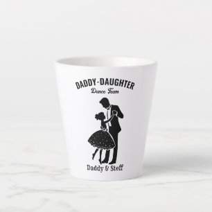 Tasse Latte Équipe de danse papa-fille (4) T-shirt