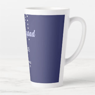 Tasse Latte Équipe de mariée ajoutez nom monogramme demoiselle