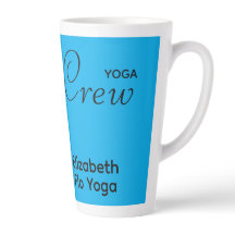 Équipe de yoga en impression personnalisée bleu az