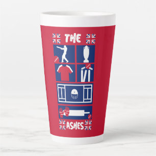 Tasse Latte Essai de cricket anglais
