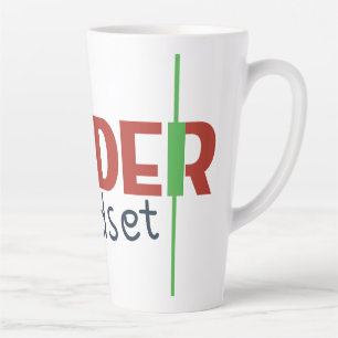 Tasse Latte État d'esprit du trader – Trading axé sur la disci