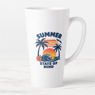 Tasse Latte État Estival
