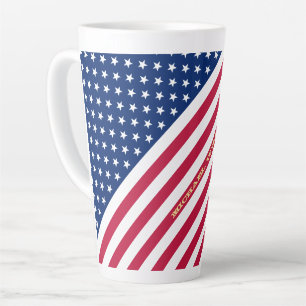 Tasse Latte États-Unis États-Unis États-Unis États-Unis É