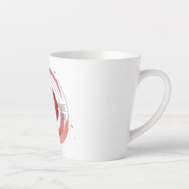 Tasse Latte Eternal Bloom – A Rose Day Elegance (Droite)