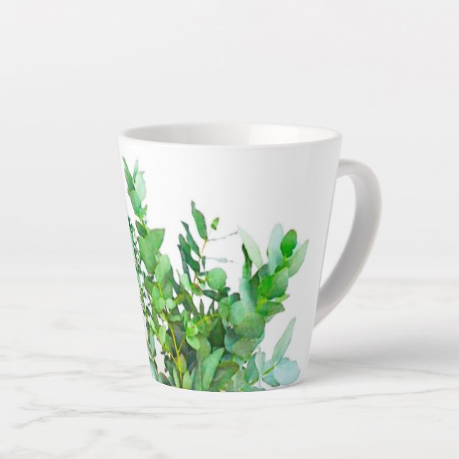 Tasse Latte Eucalyptus (Angle droit)
