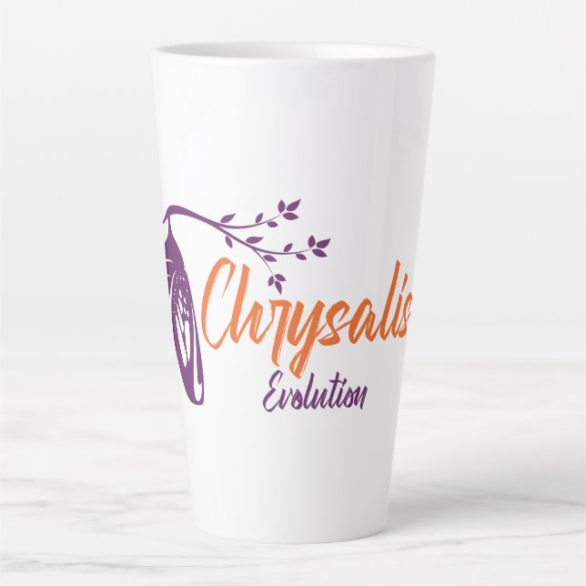 Tasse Latte Évolution de la Chrysalide (Devant)