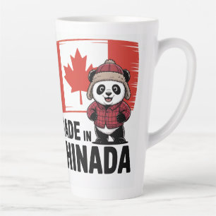 Tasse Latte Fabriqué au Chinada Panda – Canadien chinois