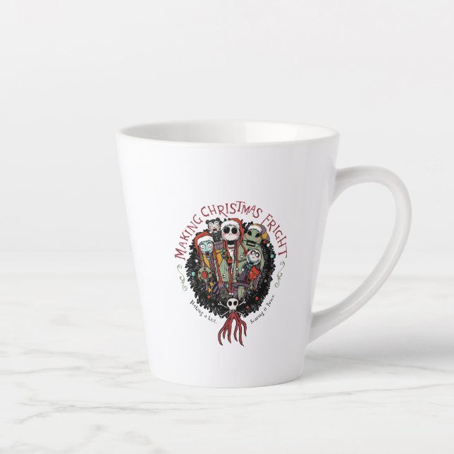 Tasse Latte Faire de Noël des pétards effrayants (Droite)