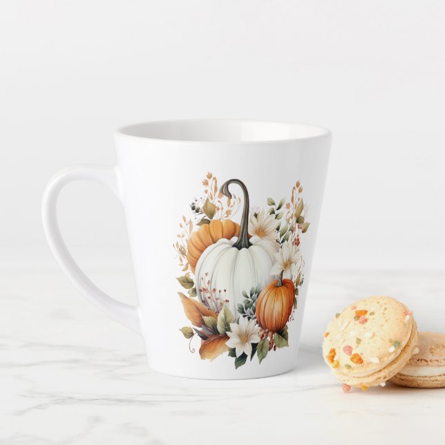Tasse Latte Fall Pumkins (En situation)