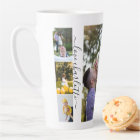 Famille de collage de photos et de textes personna