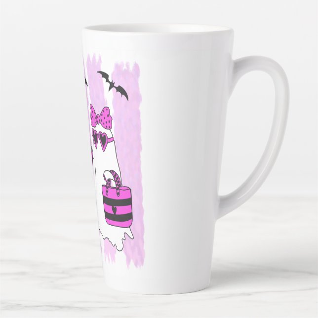 Tasse Latte Fantôme de mode (Droite)