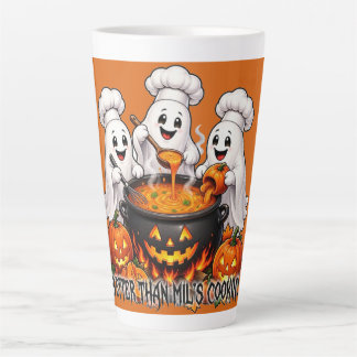 Tasse Latte Fantôme drôle d'Halloween – Mieux que la cuisine d