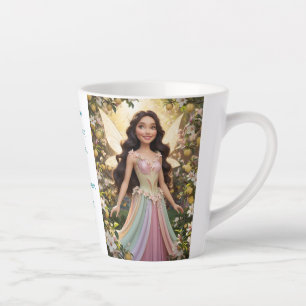Tasse Latte Fée de la Fleur de Coing
