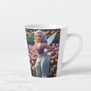 Tasse Latte Fée de rouille Pédale Tulipe