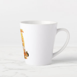 Tasse Latte Femmes juste une fille qui aime Poméranie