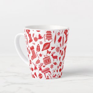 Tasse Latte Festival de Noël scandinave