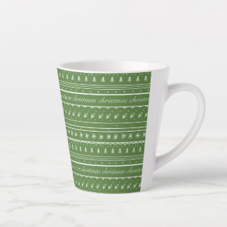 Tasse Latte Fête de Noël