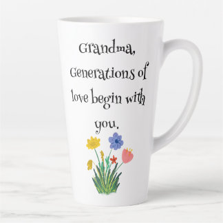 Tasse Latte Fête des grands-parents