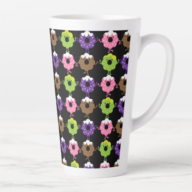 Tasse Latte Fête nationale des beignes (Droite)