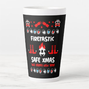 Tasse Latte Feu de pompier laide xmas