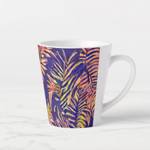Tasse Latte Feuille de tigre