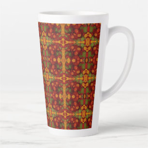 Tasse Latte Feuilles d'automne