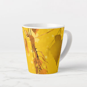 Tasse Latte Feuilles d'automne 3