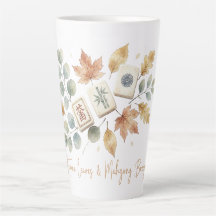 Feuilles d'automne et Brise Mahjong Vintage