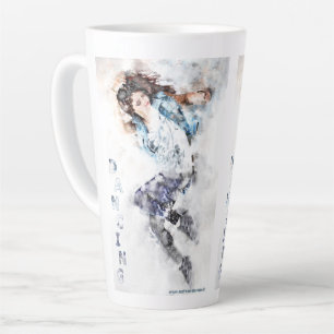 Tasse Latte Fille dansante