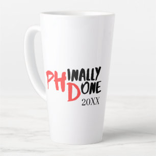 Tasse Latte Fini par la phase terminale - Conception amusante 
