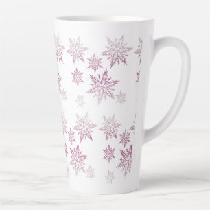 Tasse Latte Flammes de neige à jouet rose