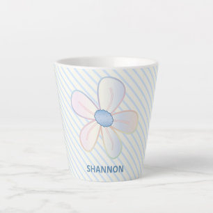 Tasse Latte Fleur asiatique