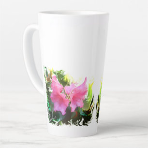 Tasse Latte Fleur azalée