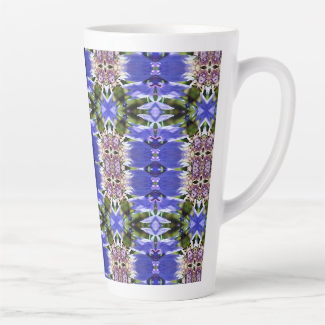 TASSE LATTE FLEURS DE CORNFLOWER (Droite)