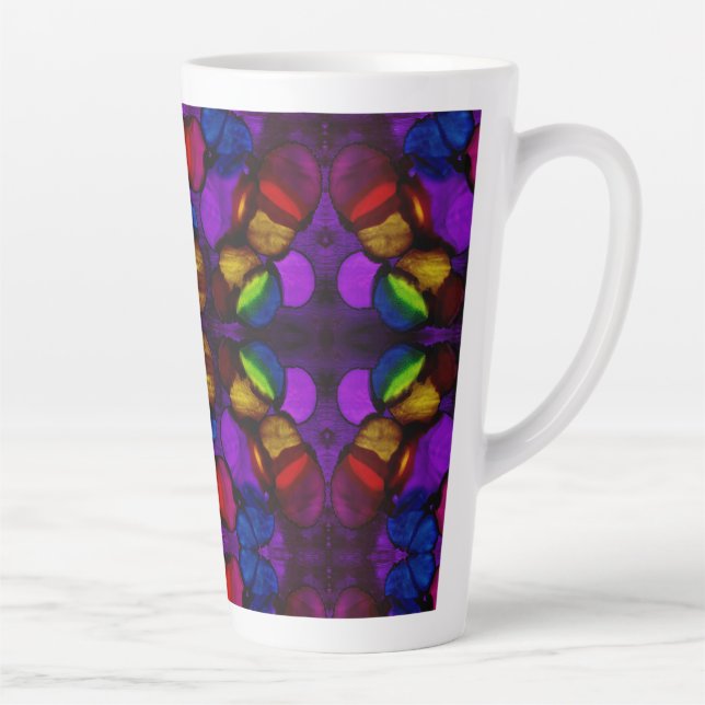 Tasse Latte Floraison électrique (Droite)