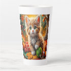 Fluffy Christmas Kitten