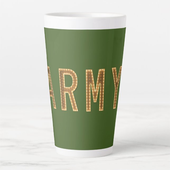 Tasse Latte Force de l'armée (Devant)