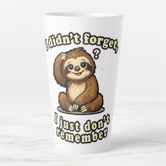 Tasse Latte Forget or Remember